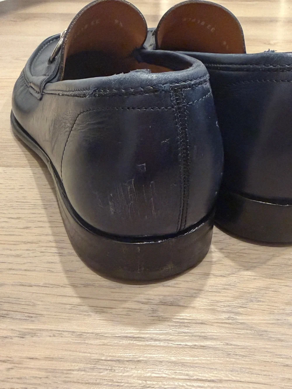 Salvatore Ferragamo Black Leather Bit Loafers